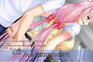 Erotic speech distracts in Akumeru family Yunagi route.