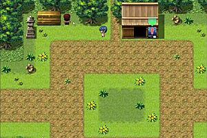 tanned natsuki faces stranger's massive outdoor cumshot in hentai game ep 21