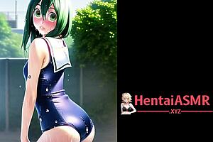 froggy anime sluts masturbate in bikinis!