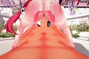 Yae Miko Naked Fucking in Genshin Impact Fantasy