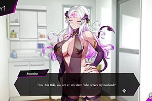 check out succubus aria riding and blowing in hentai part 1 😈