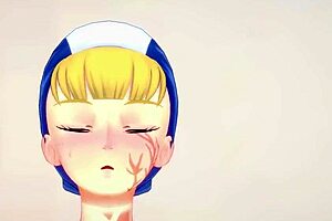 3D animated Wattson in netorare threesome with busty opponents