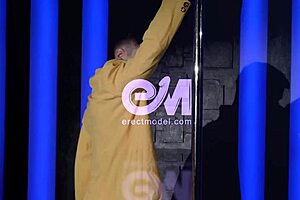 Hot Young Guy's Emotional Strip Tease