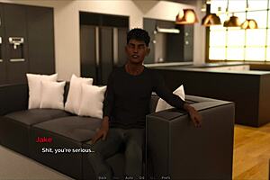 Dancing With A Brunette Milf In An Exciting Game