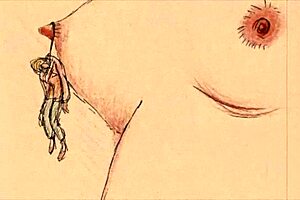 Hairy anime erotic art from the good old days
