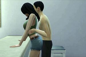 Stepbrothers fuck hard behind stepmother's back in 3D cartoon anal hardcore