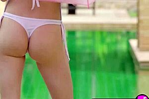 Stunning model shows perfect body and nice boobs