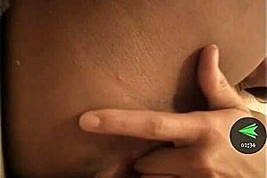 hot morena masturbates wildly for me, fingering her wet pussy hard!