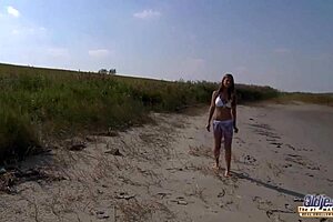 man, i watched this hot teen get pounded by grandpa at the beach