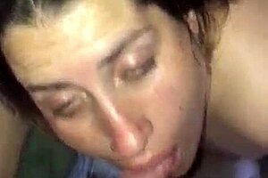 amazing deepthroat blowjob with panties slut goddess handjob sloppy spitting tits