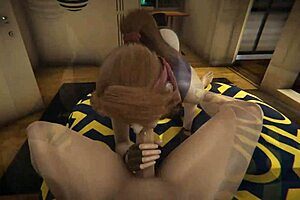 Jessie Rasberry Rides Hard In Final Fantasy VII POV Cowgirl