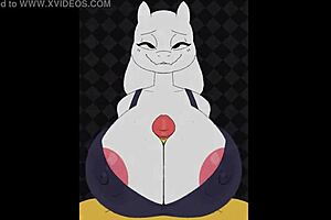 Toriel's character now has even bigger features in the beatbanger game