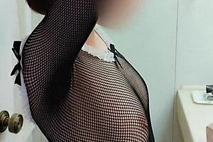 sheer maid cosplay photoshoot featuring asian japanese anime style with costumes