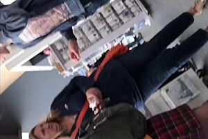 Upskirt Voyeur Catches Skirt Flashes In Public Outdoor Spots