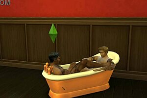 Gareth Williams fucks father-in-law in mmf threesome