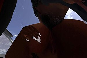 Second Life Black Couple Gets Wild at Drive-In Theater