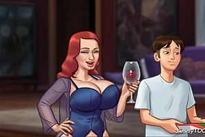 Stepmom Moans While Fucking Boyfriend's Monster Cock In Hotel