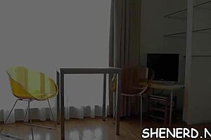 Nerd gets oral service and a wild ride