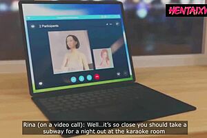 Milf gets creampie in 3D hentai.