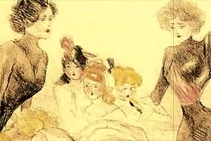 Vintage erotic drawings from antique anime hentai