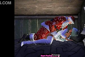 Santa uses back door on christmas