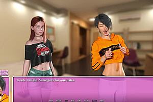 3D game with hot gay shower scene and big tits