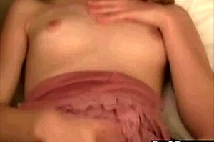 Shy Teen Strips Bravely