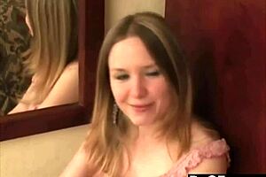 Shy Teen Strips Bravely