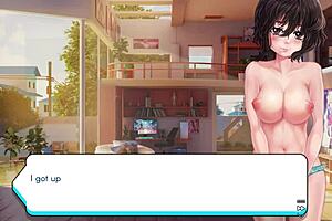 gamer girls olivia in 3d anime dating game with curvy outfits