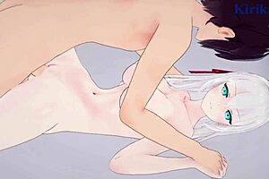 Intense sex with Alisa Mikhailovna Kujou in 3D hentai