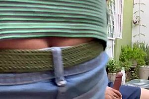 Fierce gay passion in the mexican garden