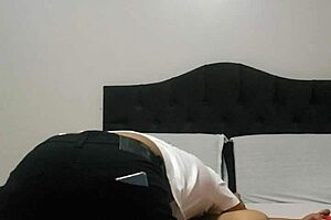Black bull fucks office girl for money