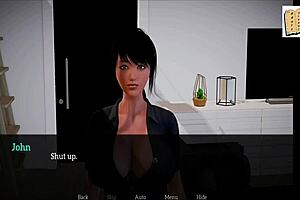 My new family engages in intense 3d sex games