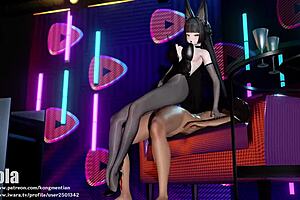 I love Miyabi's hentai adventures