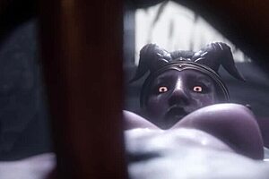 hot milf makes demoness cum four times