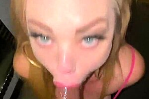 Married woman Katrina thicc gives great blow job