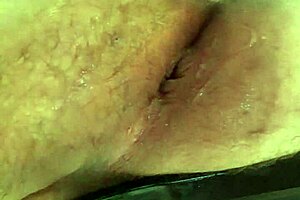 Hot close-up of anal sex with big dildos penetrating deeply