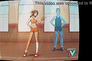 Eri-chan's fun home workout session.