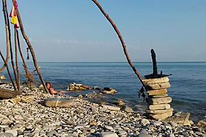 Cosplay Moana XXX - Nude Girl Masturbates Outdoors with Dildo