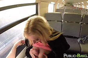 Slut Titfucks In Public With Bold Intensity