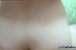 Teen Twink Masturbates to Gay Videos Before Bareback Sex with Black Partner