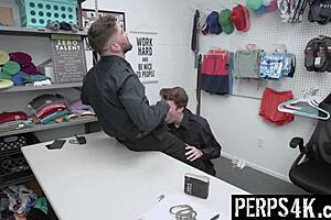 Damn, these horny loss prevention officers are getting wild with each other!