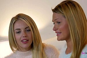 Blondes Abby Cross And Blake Eden Lick With Passion