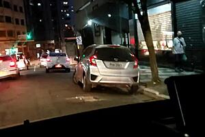 Uber passenger horny!