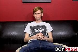 small guy with massive cock touching himself in casting