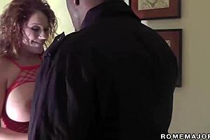 Karen fisher's mature snatch creampied by rome major! 😏