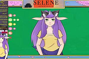 Selene ~apoptosis~ part 1: A hentai game with a catgirl Vtuber
