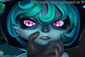 Vex bangs Nilus hard in wild 3D cartoon action