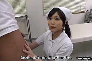 japanese nurse shino aoi sucks patient’s dick in doctor’s office uncensored