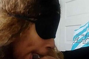 Meechie's Sloppy Deepthroat on Monster Big Black Cock